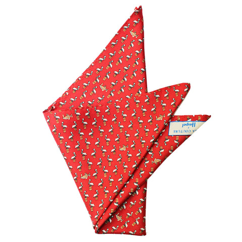 NOLA Couture x Haspel Pelican Pocket Square