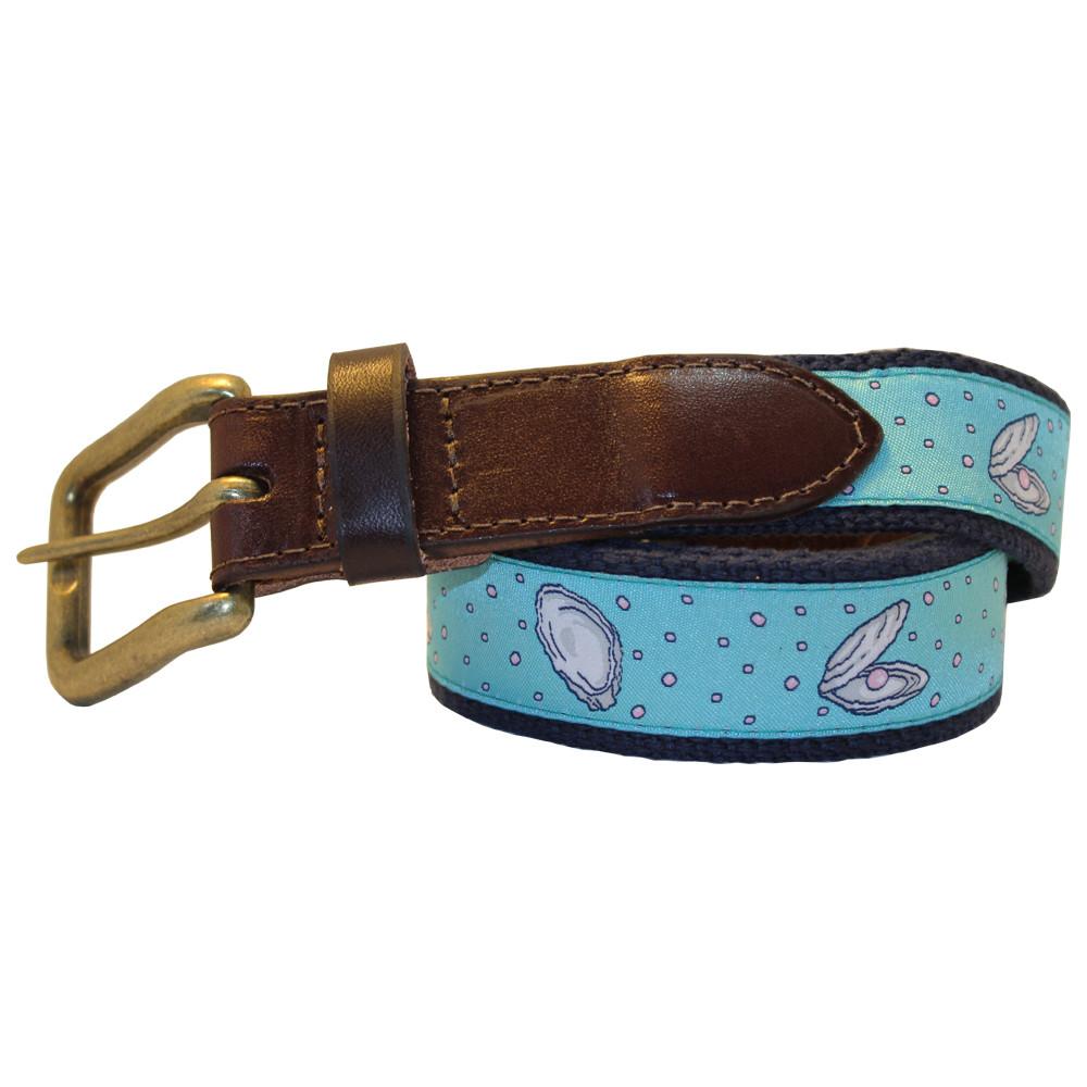 Caribbean Blue Gulf Oyster Club Belt