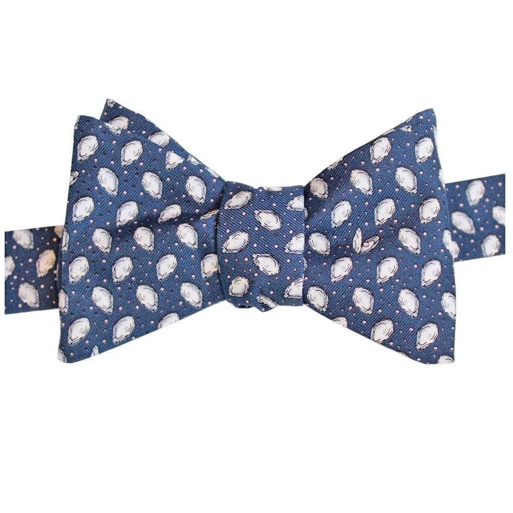 Midnight Navy Boys' Mini Gulf Oysters Bow Tie