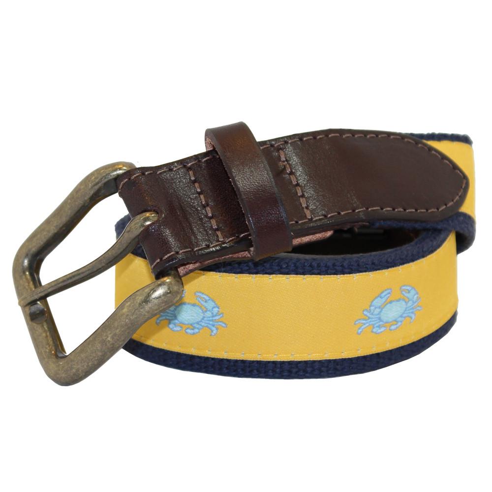 Sunshine Yellow Boiled Crab Club Belt