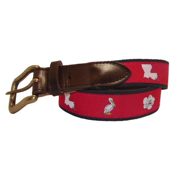 Cayenne Red Louisiana Club Belt