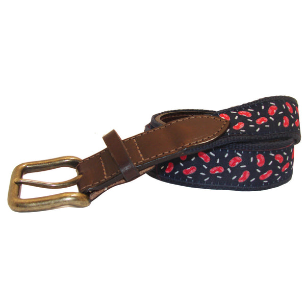 Midnight Navy Red Beans & Rice Club Belt