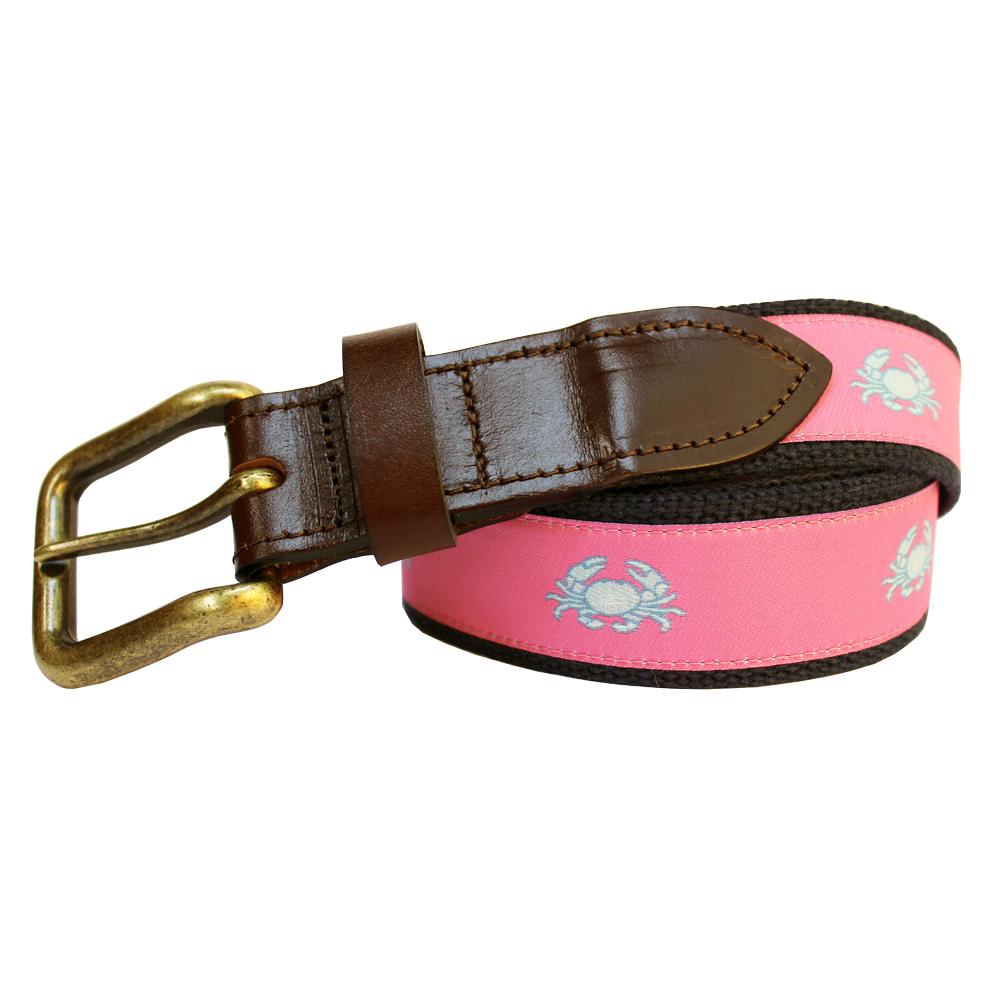 Panama Pink Boiled Crab Club Belt