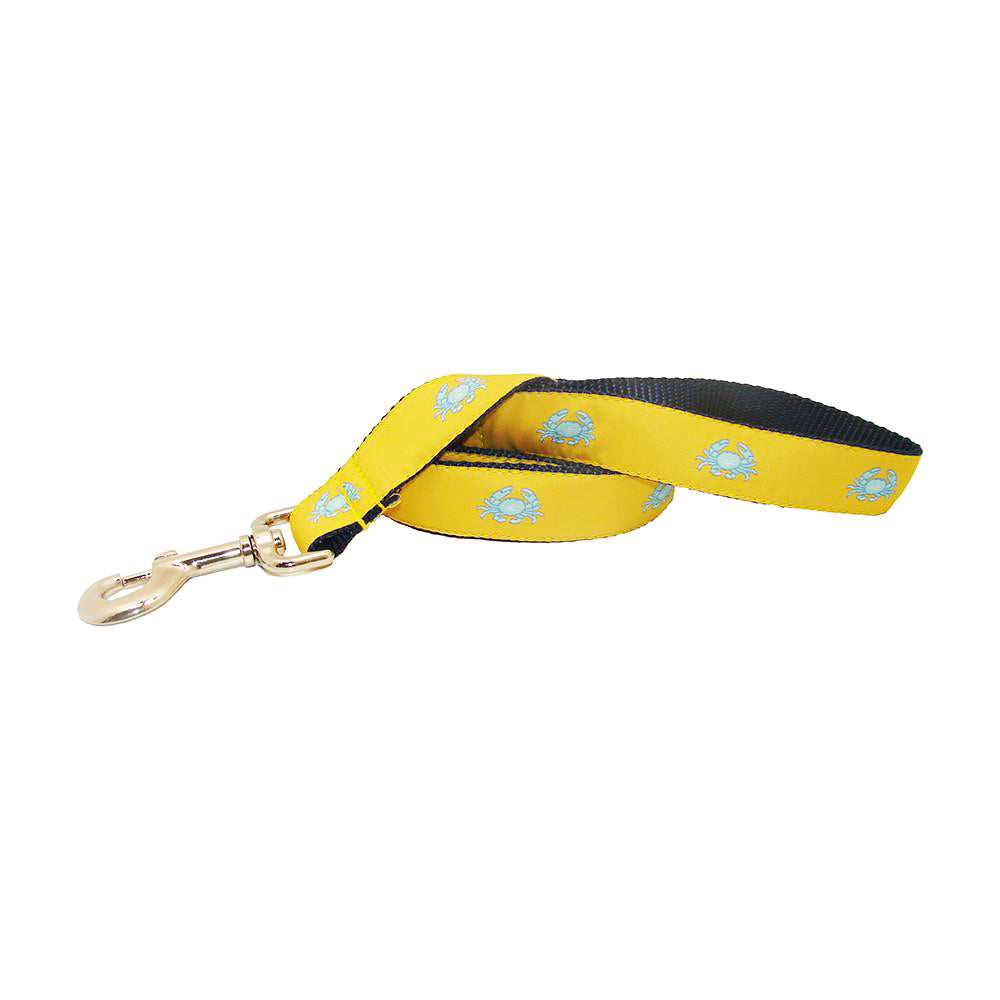 Sunshine Yellow Boiled Crab Dog Leash