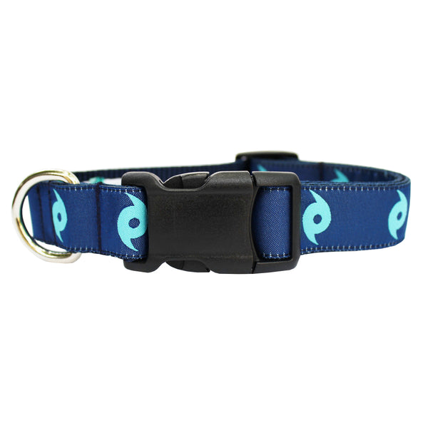 Midnight Navy Ward Off the Hurricane Dog Collar