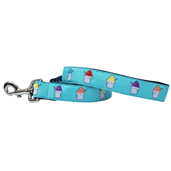 Caribbean Blue Snoball Dog Leash