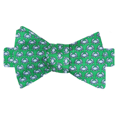 Audubon Green Boiled Crab Bow Tie