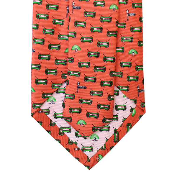 Étouffée Orange Boys’ Streetcar Tie