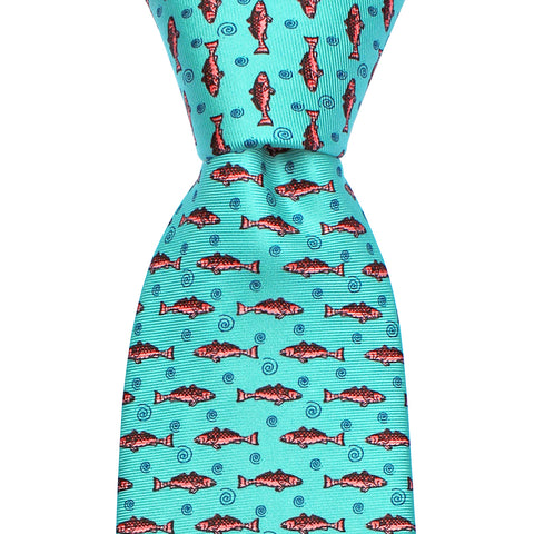 NOLA Couture x Alex Beard Caribbean Blue Boys' Redfish Tie