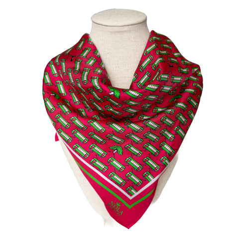 Cayenne Red Streetcar Silk Bandana