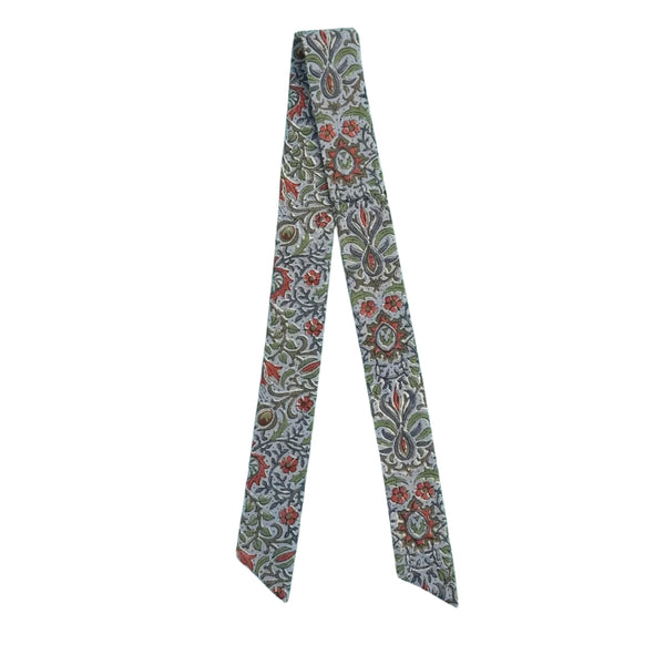 Floral Block Print Cotton Twilly