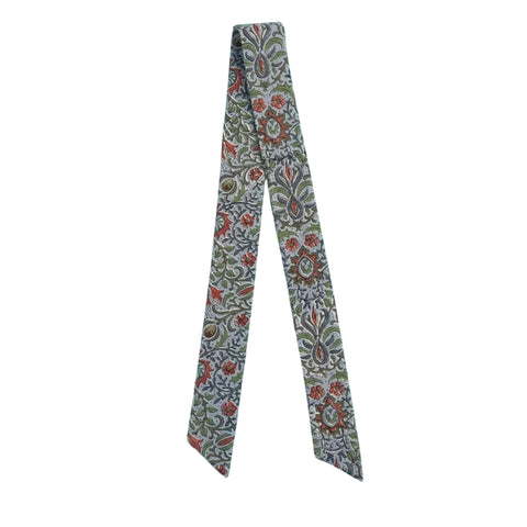 Floral Block Print Cotton Twilly