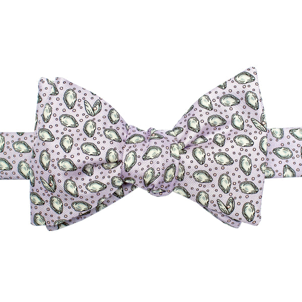 Ash Wednesday Lavender Mini Oyster Bow Tie