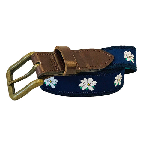 Midnight Navy Magnolia Club Belt