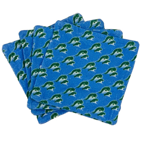 Green Wave Coaster Set