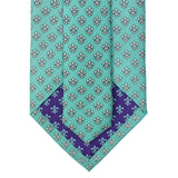 Sea Breeze Blue Fleur de Lis Tie