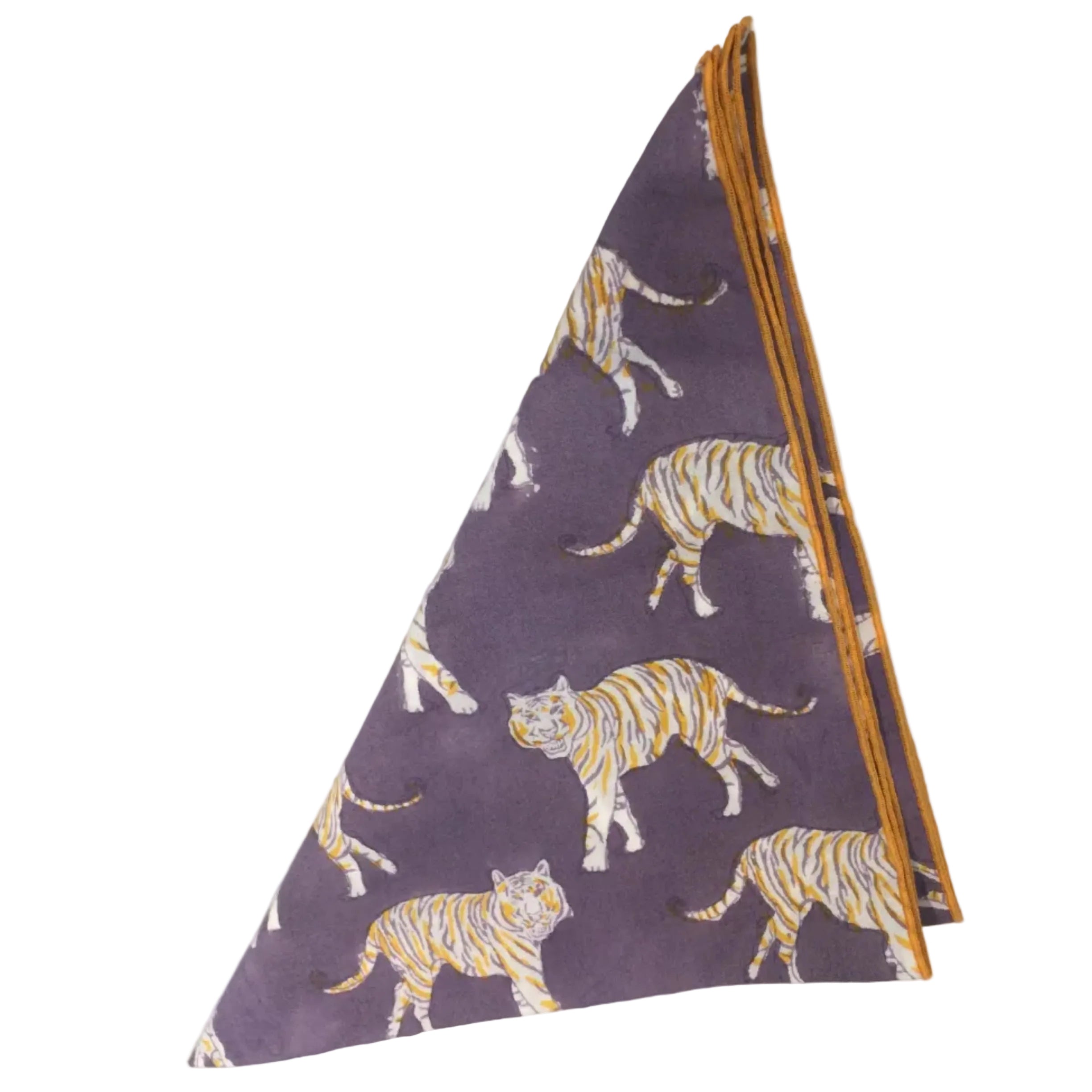 LSU Purple Tiger Cotton Bandana