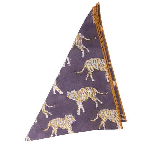 LSU Purple Tiger Cotton Bandana