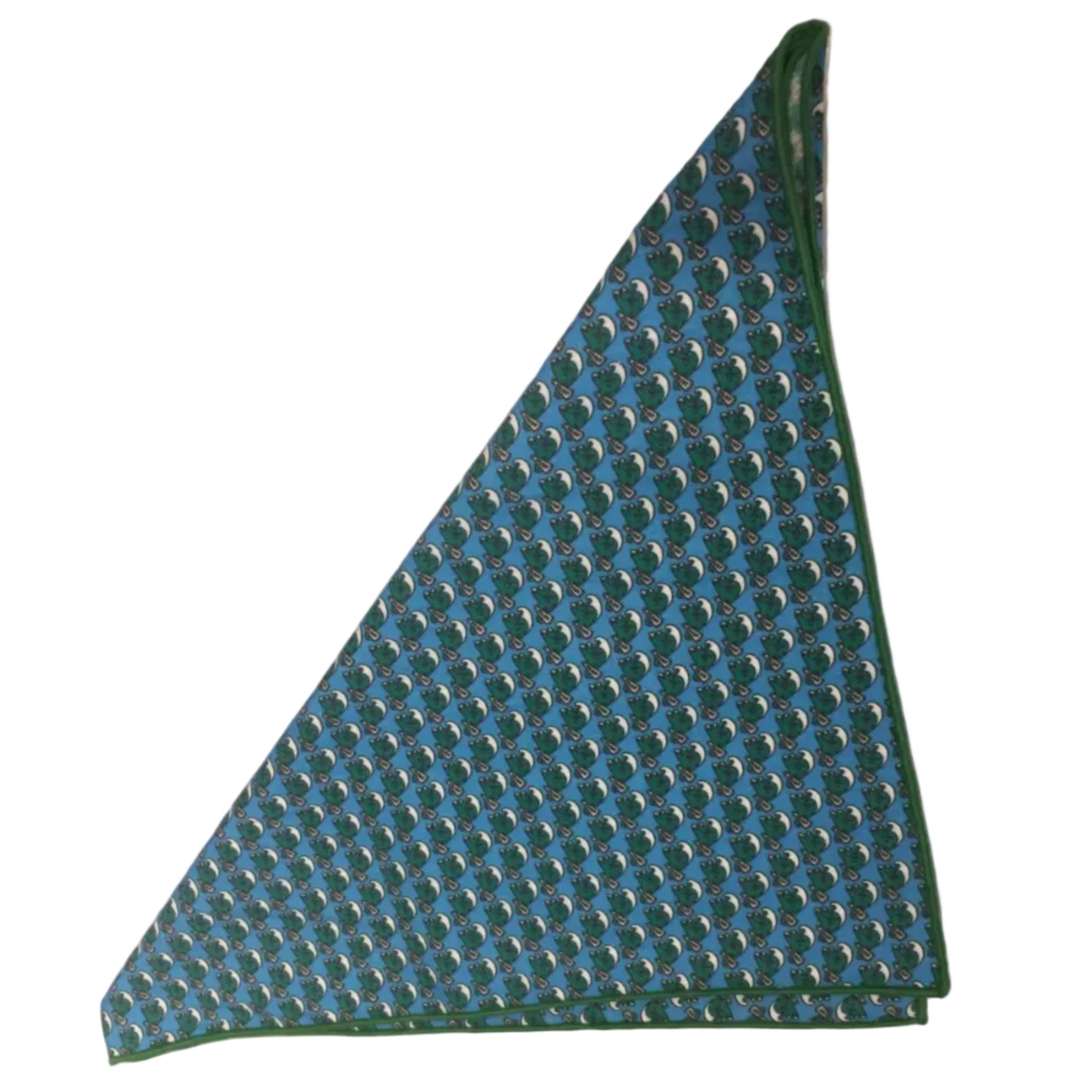 Tulane Wave Blue Cotton Bandana