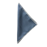 Fleur de Lis NOLAnavy Silk Bandana