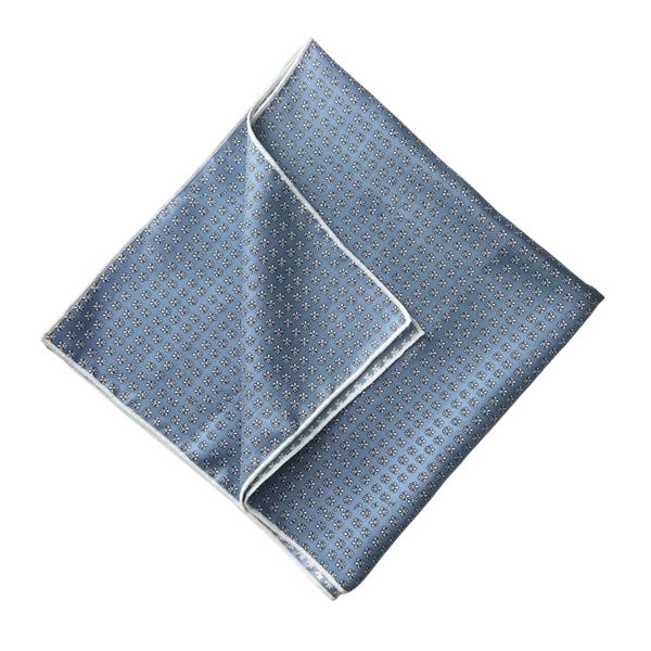 Fleur de Lis NOLAnavy Silk Bandana