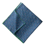 Alex Beard's "Under the Sea" Navy Silk Bandana