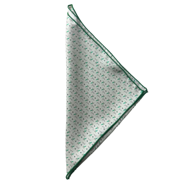 Wetlands Beach Beige Silk Bandana