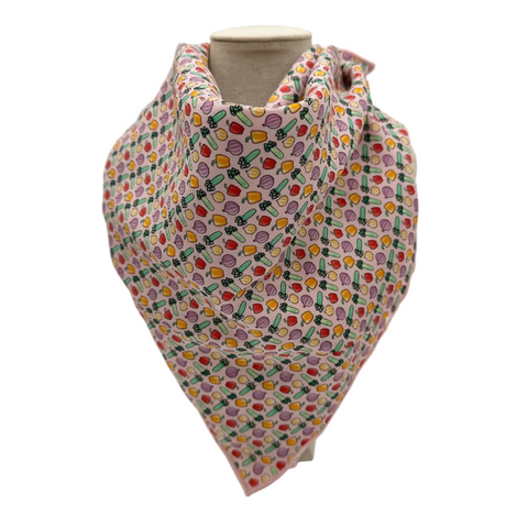 Holy Trinity Pink Silk Bandana