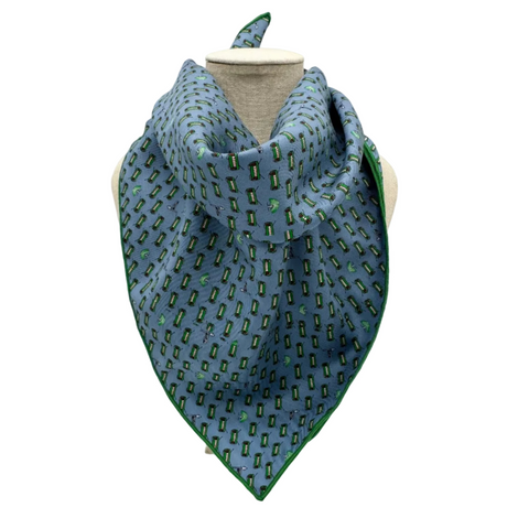 Streetcar NOLAnavy Silk Bandana