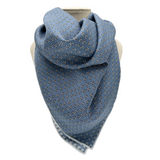 Fleur de Lis NOLAnavy Silk Bandana
