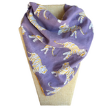 LSU Purple Tiger Cotton Bandana