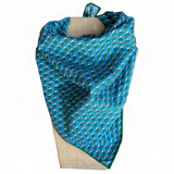 Tulane Wave Blue Cotton Bandana