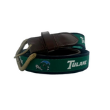 Tulane Green Angry Wave Club Belt