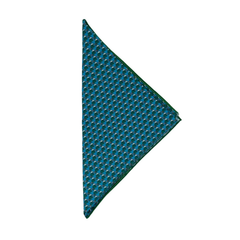 Tulane Wave Blue Cotton Bandana