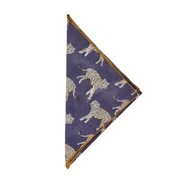 LSU Purple Tiger Cotton Bandana
