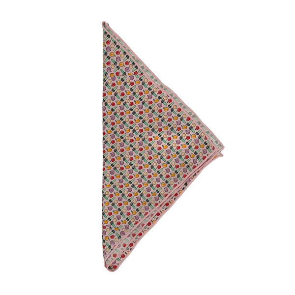 Holy Trinity Pink Silk Bandana