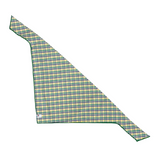 Mardi Gras Gingham Dog Bandana