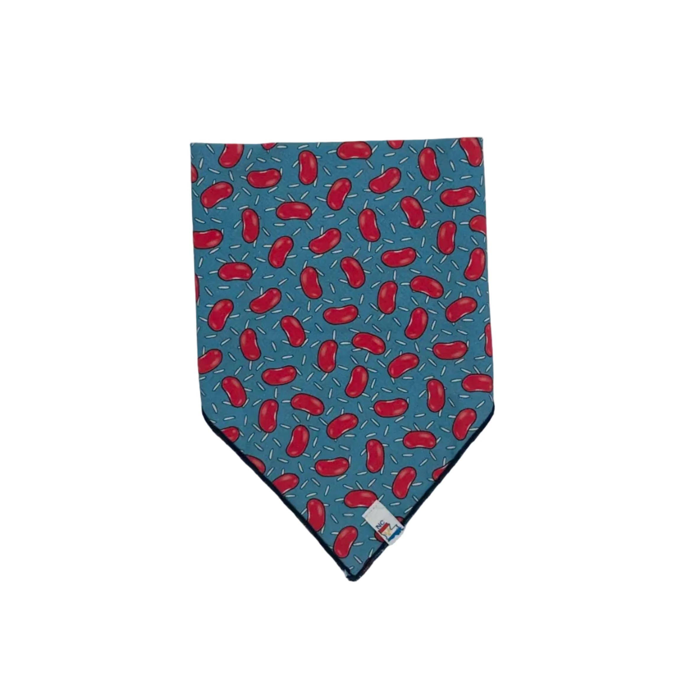 NOLA Navy Red Beans and Rice Dog Bandana