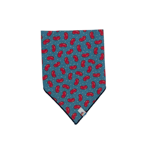 NOLA Navy Red Beans and Rice Dog Bandana