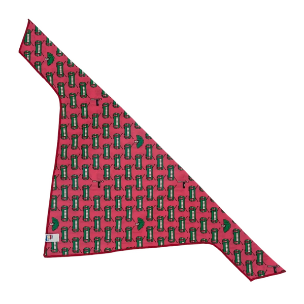 Raspberry Red Streetcar Dog Bandana