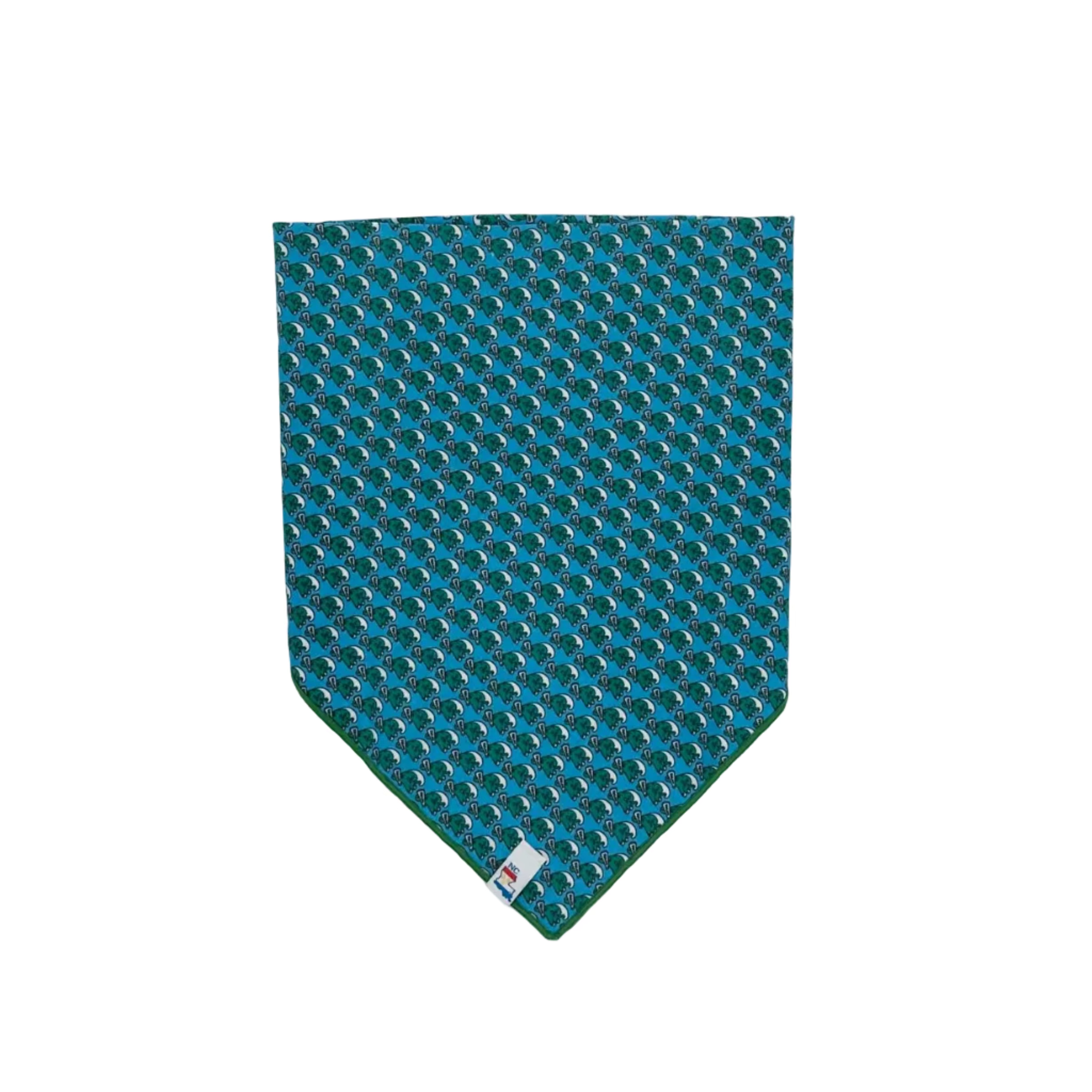 Tulane Wave Blue Dog Bandana