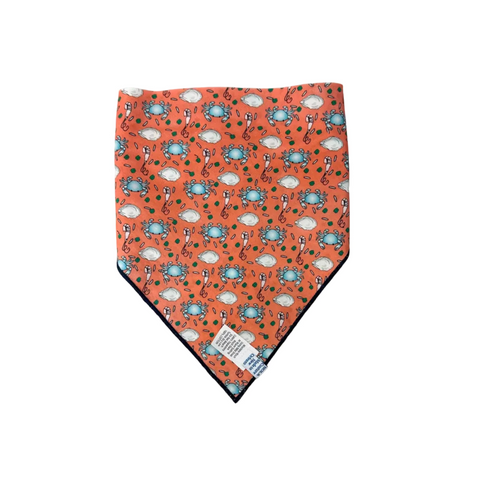 Étouffée Orange Seafood Gumbo Dog Bandana