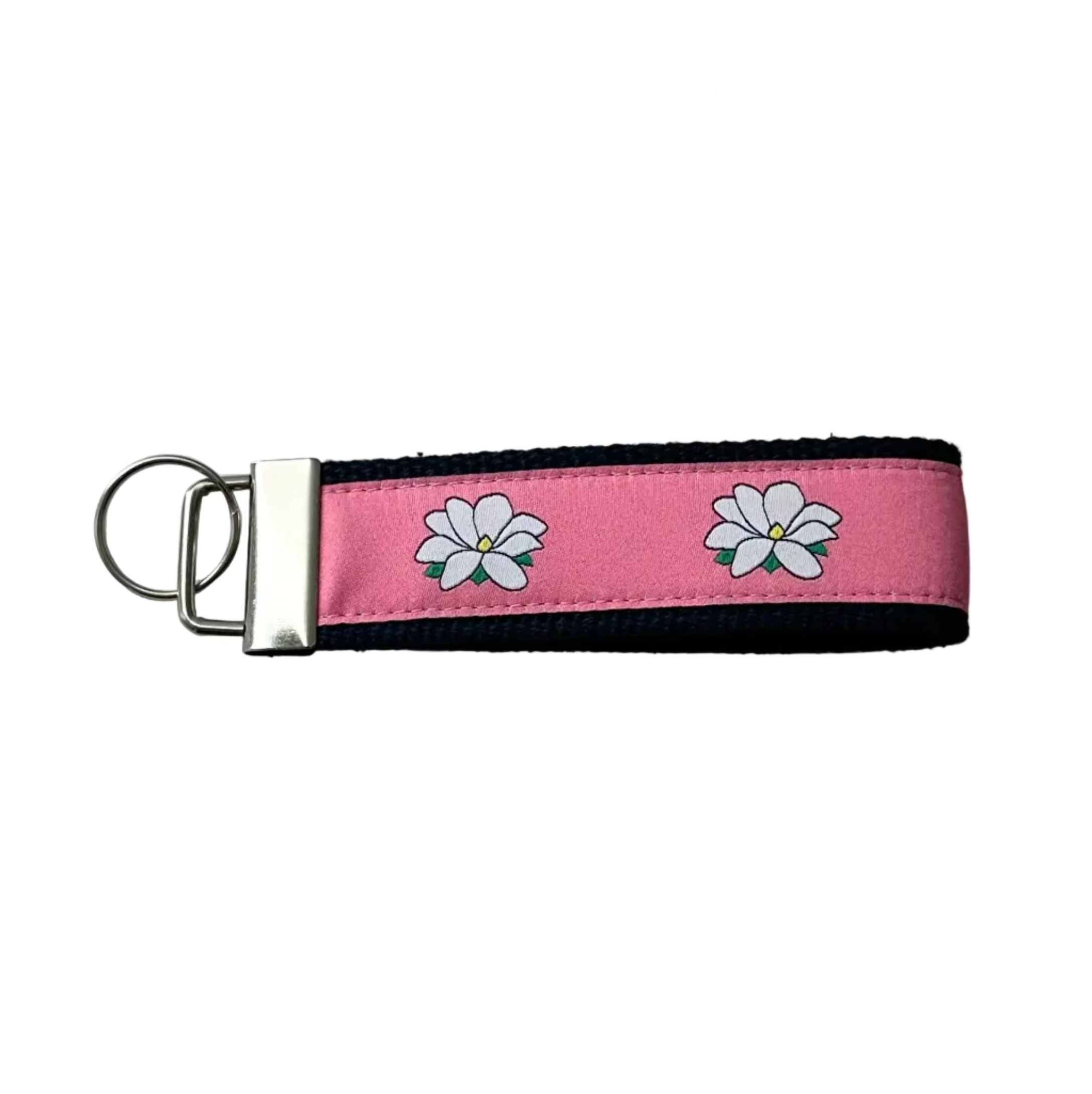 Pink Magnolia Key Fob