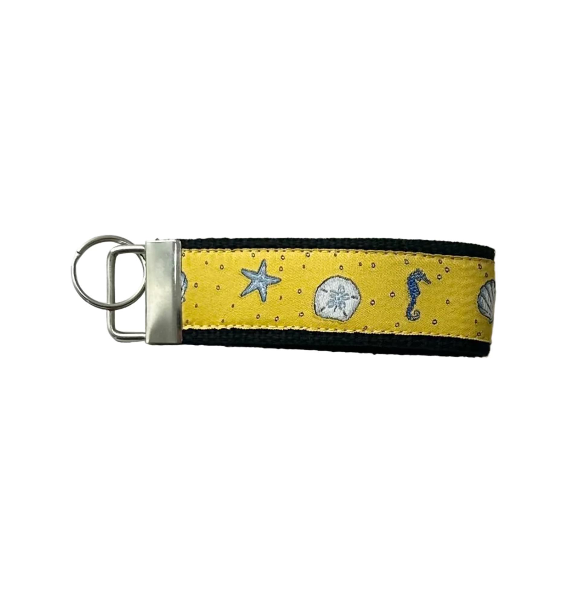 Sunshine Yellow Sea Critters Key Fob