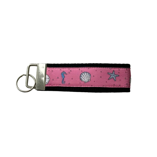 Pink Sea Critters Key Fob