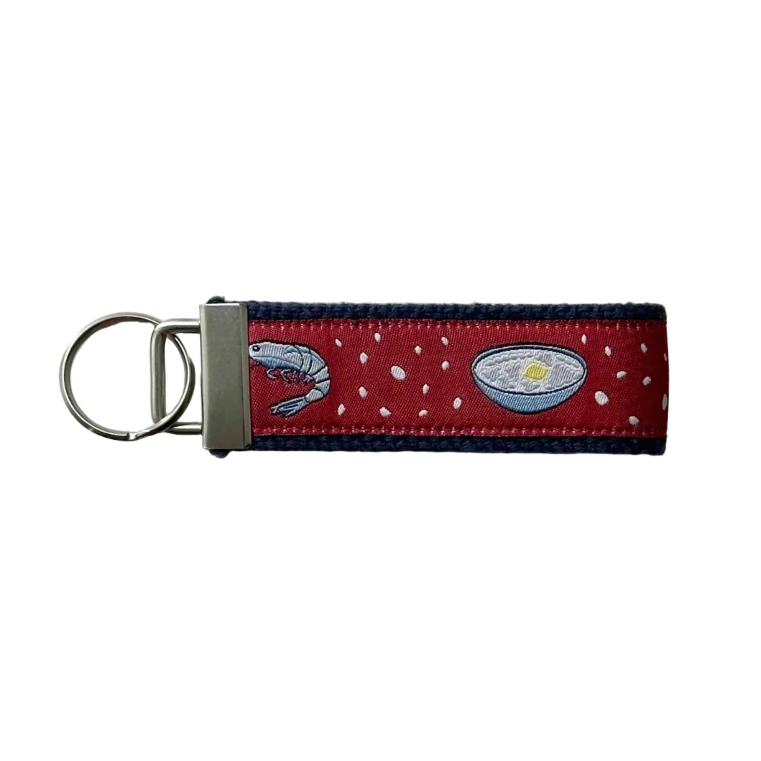 Red Shrimp and Grits Key Fob