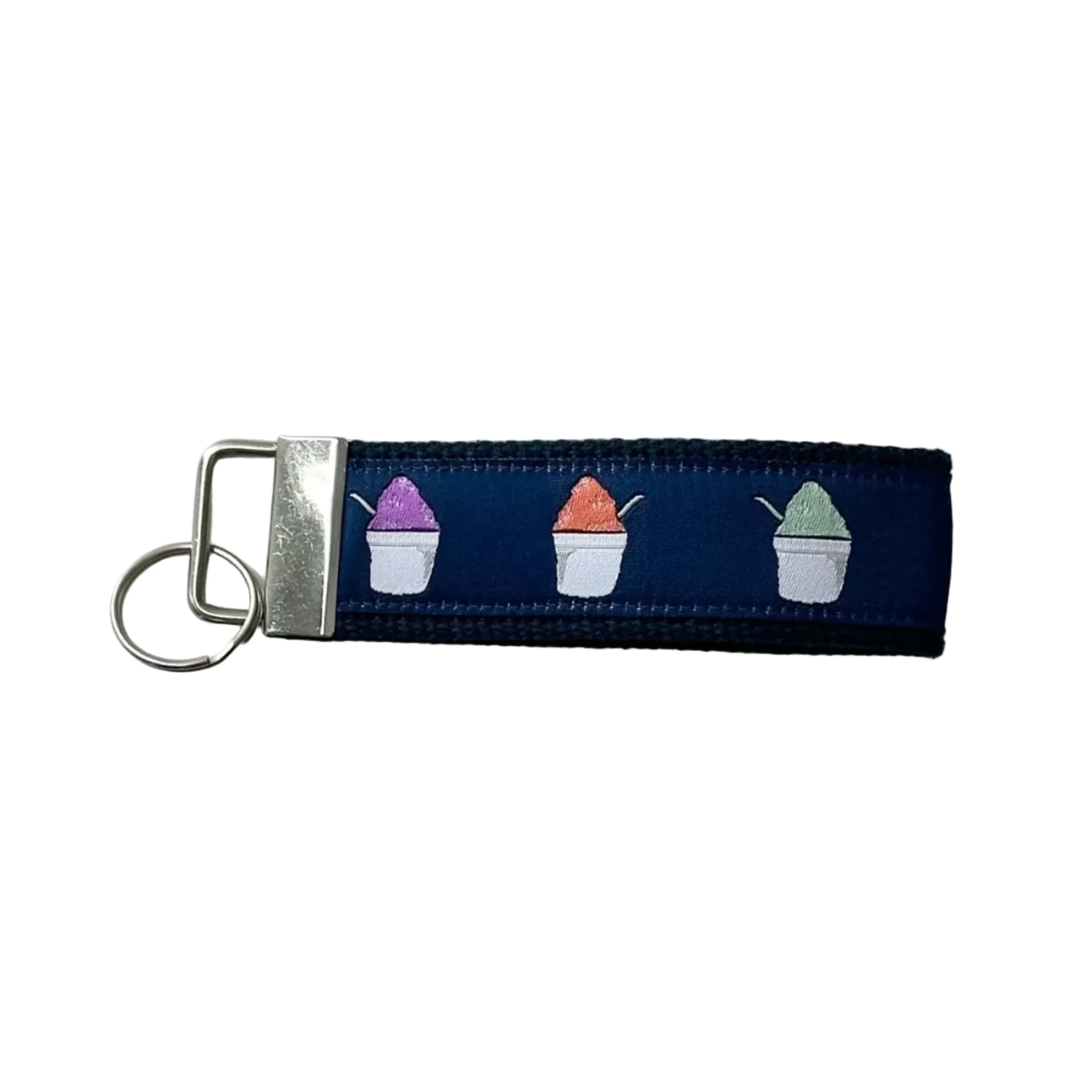 Navy Snoball Key Fob