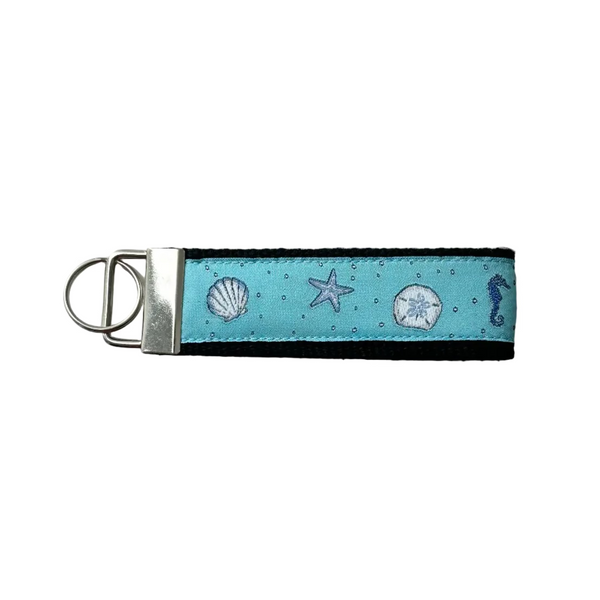 Caribbean Blue Sea Critters Key Fob