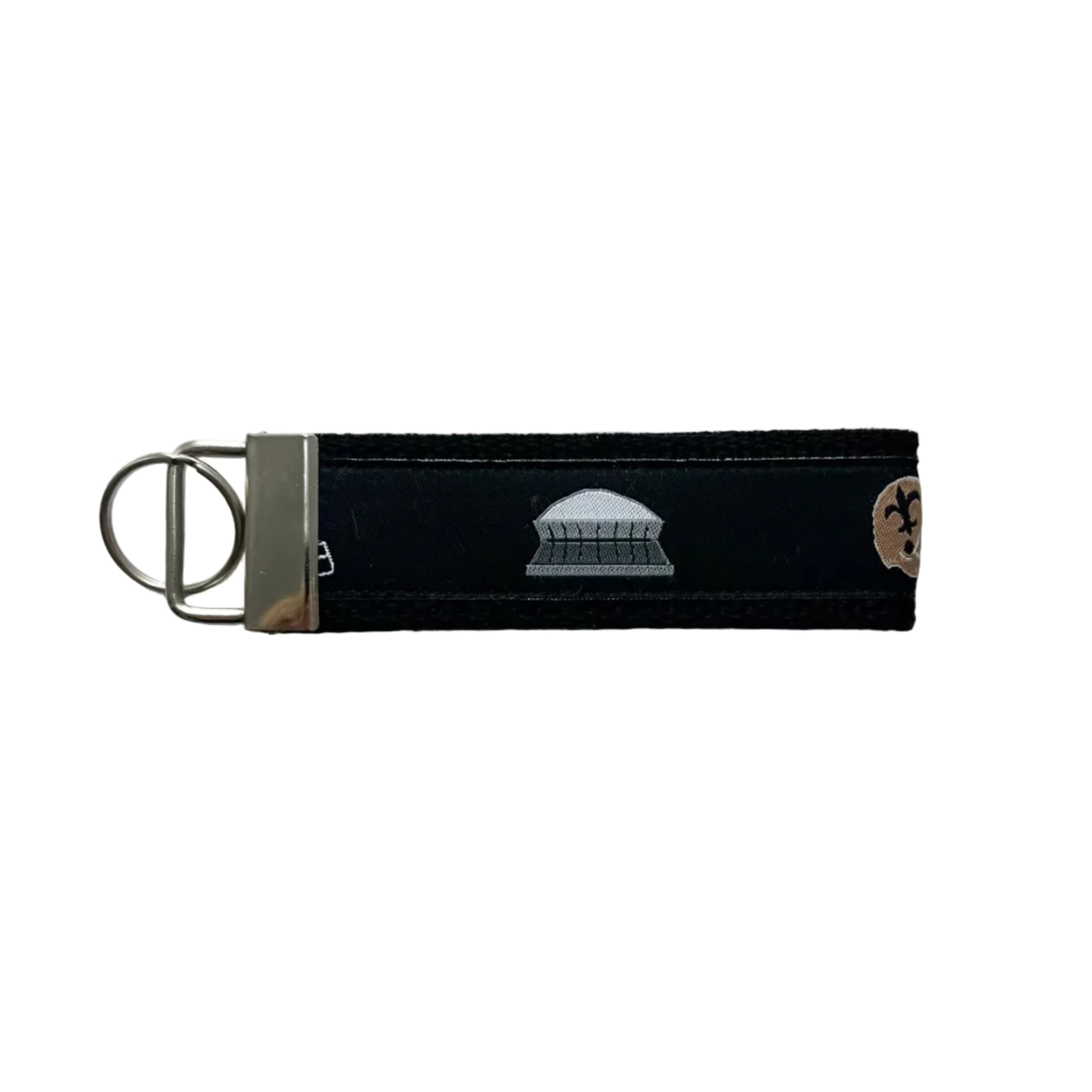Helmet and Dome Black Key Fob