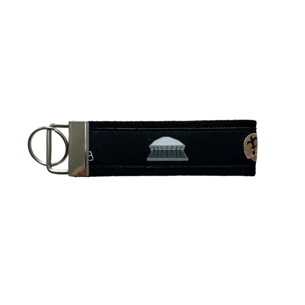 Helmet and Dome Black Key Fob